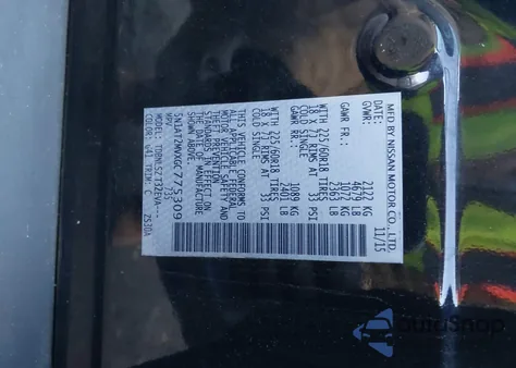 2016 Nissan Rogue Sl z USA, uszkodzony, nr VIN 5N1AT2MVXGC775309